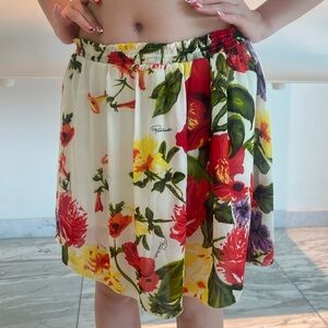 Roberto Cavalli Vintage Floral Summer Skirt
